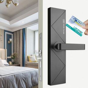 Rfid Card Hotel Room Door Lock With Management Software System Access By Keys And Smart Cards