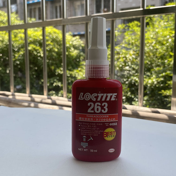 loctiter screw glue 263 red high-strength anti-loose anaerobic glue oil-resistant permanent thread fastener 10ml 50ml 250ml