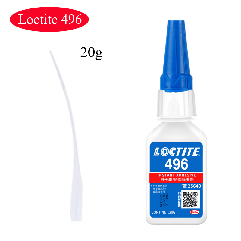 20g Loctiter 460 495 496 Instant Dry Super Glue No Whitening No Smell Plastic Wood Rubber Metal Universal Transparent Adhesive