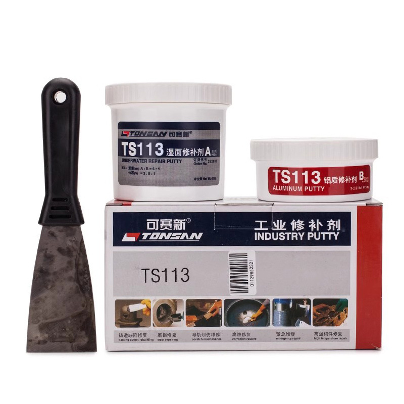 Tonsan industry putty TS101 TS111 TS113 TS114 TS2111 steel Aluminum copper iron Super metal repair agent two-component EPOXY