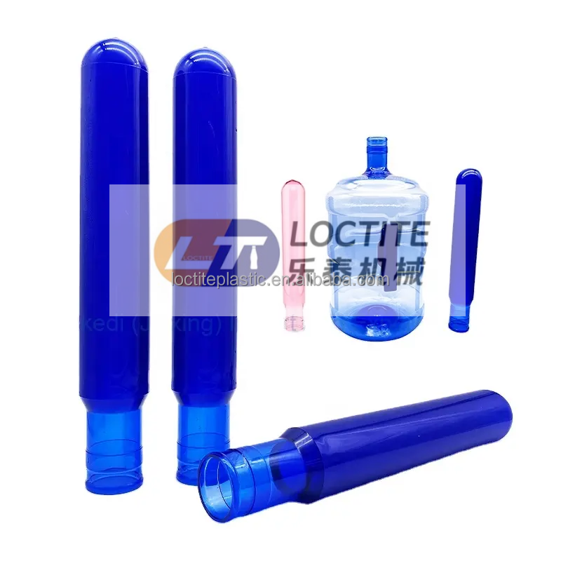 Good Price 700 Gram 750 G 55mm Bottle Neck Blue Plastic Pet 5 Gallon Jar Preform / 19 Liter 20 Litre 5 Gallon Pet Bottle Preform