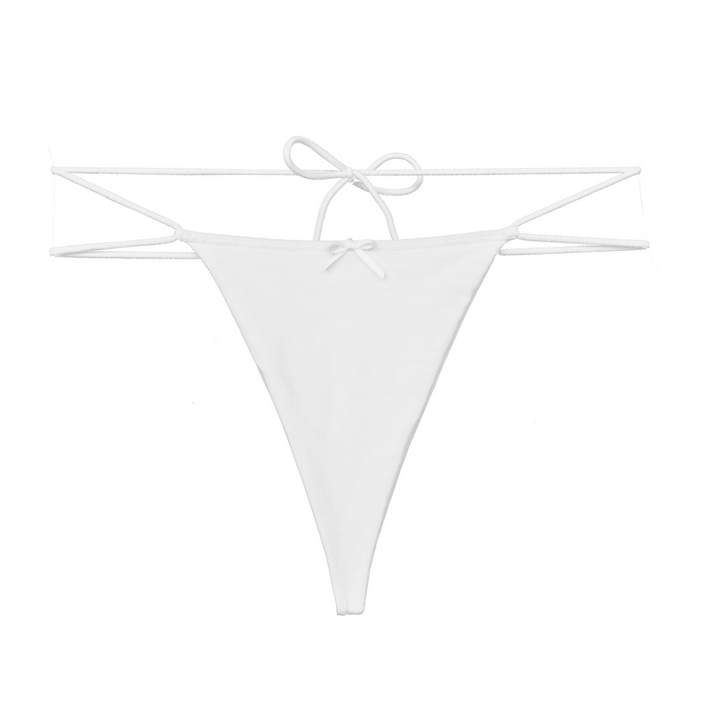 Lodanve G006 Girls Ladies Sexy Underwear Cotton G string Panties Double Tie Thong