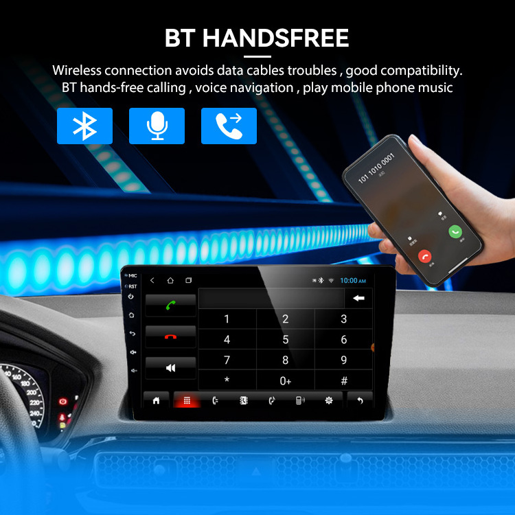 Factory T3L 7/9/10 Inch Multimedia Stereo Android Audio Navigation Touch Screen Radio Car Auto DVD Player Wifi GPS