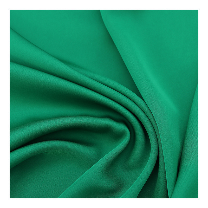 Crystal Satin Polyester Thickened Stretch Satin Glitter Satin Chiffon Fabric for Women's Dress Gift Clothing Fabric