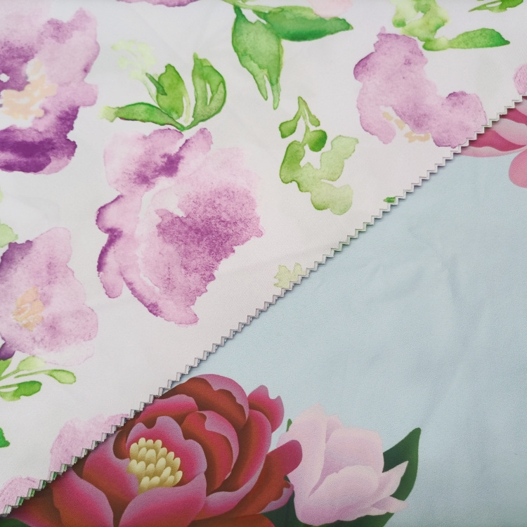 Manufactory Sustainable Twill Microfiber Peach Skin Polyester Digital Print Fabric for Attractive Coats