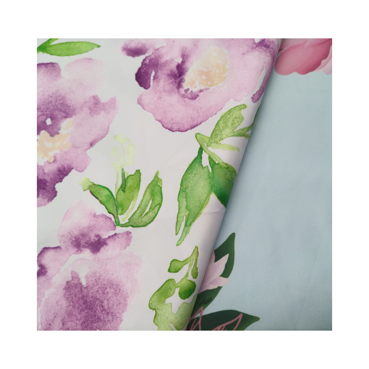 Manufactory Sustainable Twill Microfiber Peach Skin Polyester Digital Print Fabric for Attractive Coats