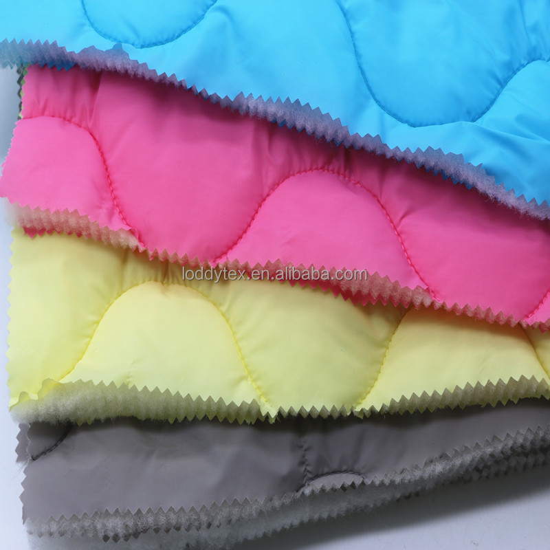 Loddytex Hot sell Nylon polyester recycled waterproof synthetic quilting quilted filling fabric for down jacket