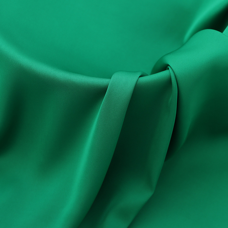 Crystal Satin Polyester Thickened Stretch Satin Glitter Satin Chiffon Fabric for Women's Dress Gift Clothing Fabric