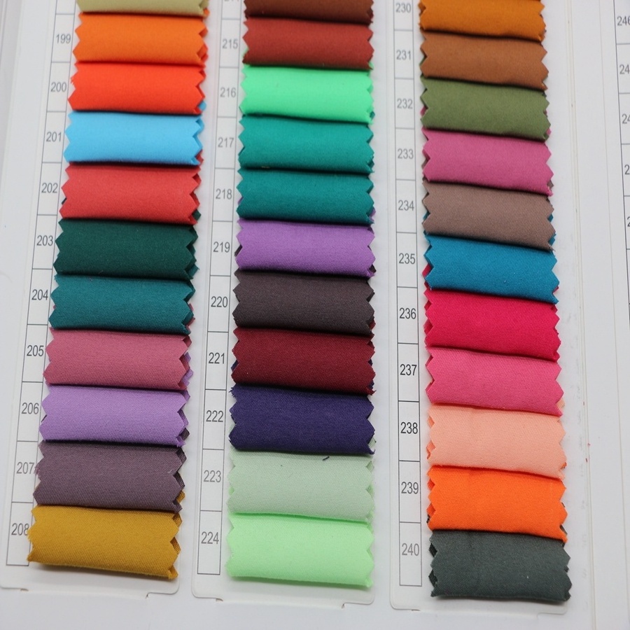 100% Polyester Twill Waterproof Peach Skin Fabric For beach shorts and hat