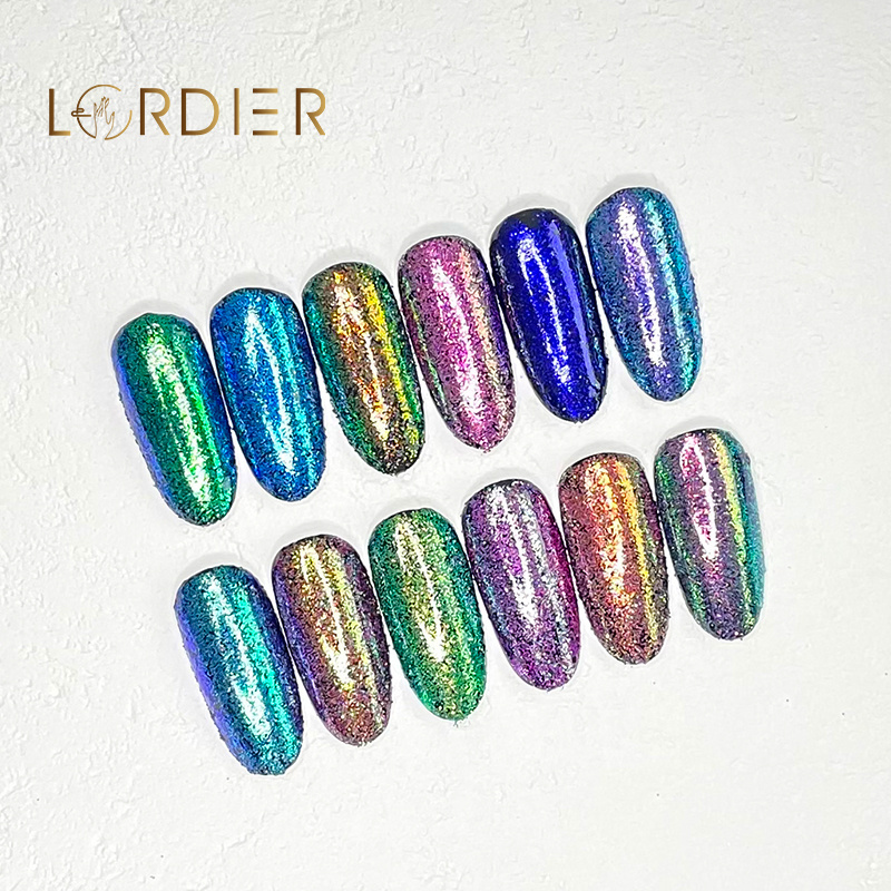 Bulk Chameleon Color Changing Glitter Mix Color Shifting Glitter Crafts Nail Chunky Glitter