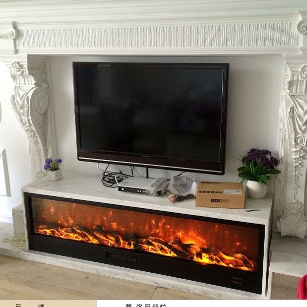 Electric 2000 mm Suspended Fireplace for Household Use