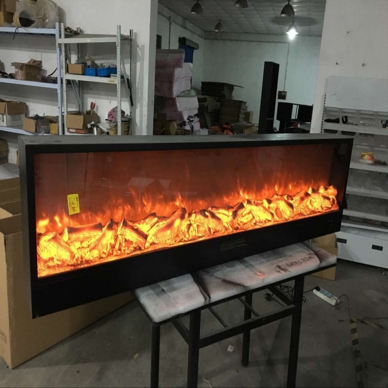 Electric 2000 mm Suspended Fireplace for Household Use