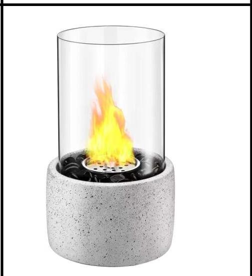 Modern Manual Mini Table Bio-Ethanol Burner Steel Indoor Fireplaces with Remote Control for Villa Application