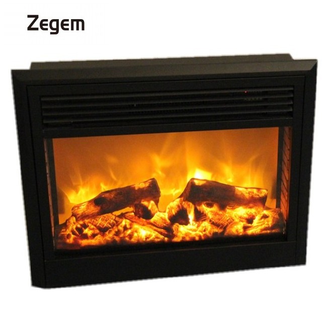 antique design with golden edge 34.6 inch mini insert  electric fireplace/heater