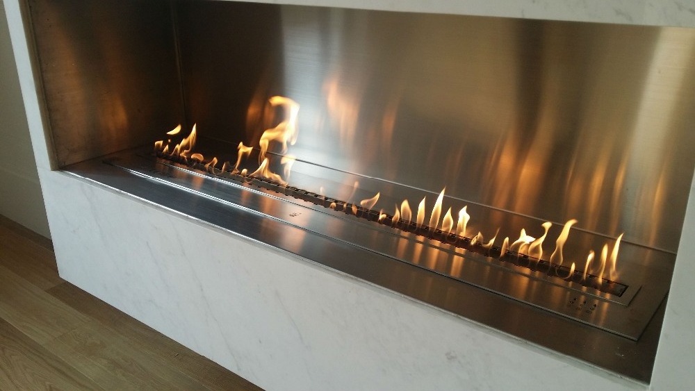 1000 mm smart Remote control bio ethanol fireplace burner