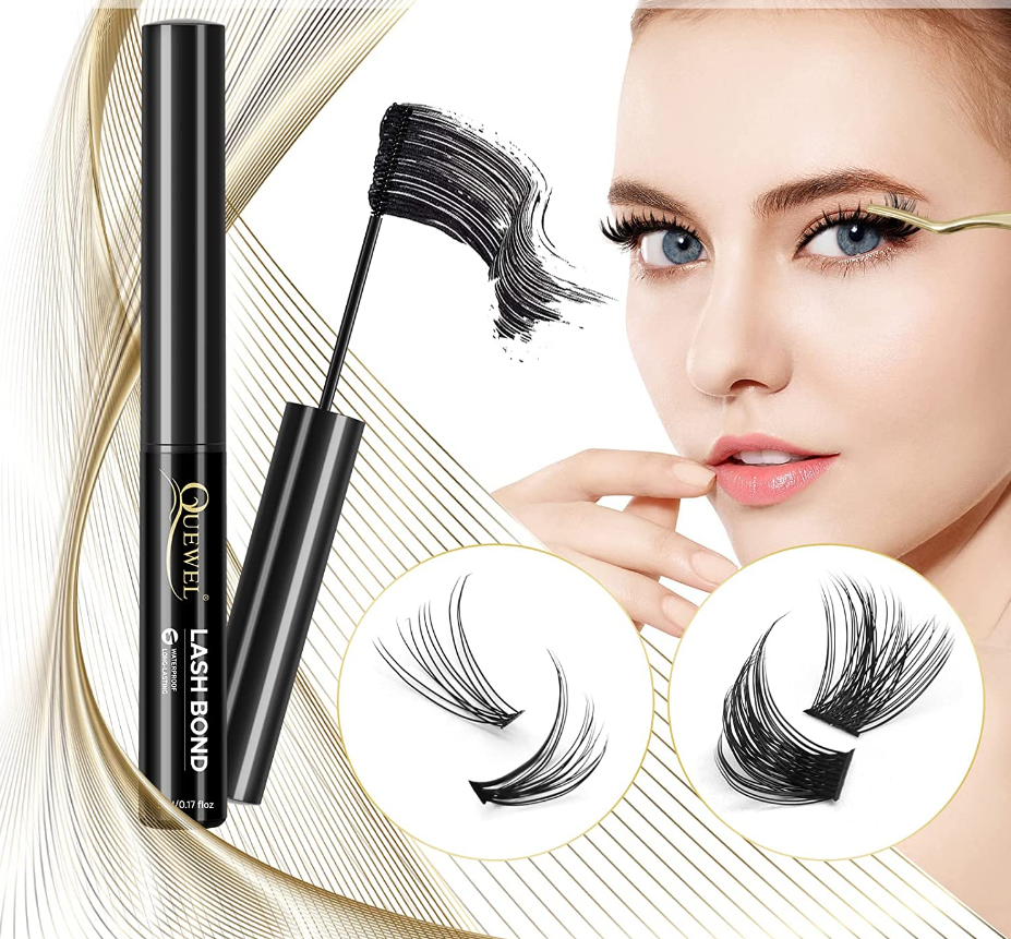 Quewel DIY Segment Cluster Lash Bond and Seal Remover Supplies Customize Long Lasting Waterproof Lash Extention Glue