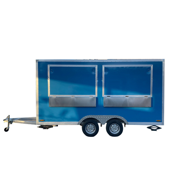 Fully Equipped enclosed concession mobile food trucks mobile food trailer fully functional new zealand