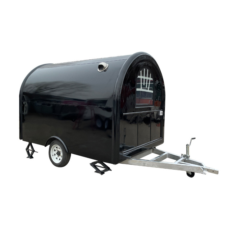 shipping free catering trailer Mobile truck customized design mobile moving food coffee van cart