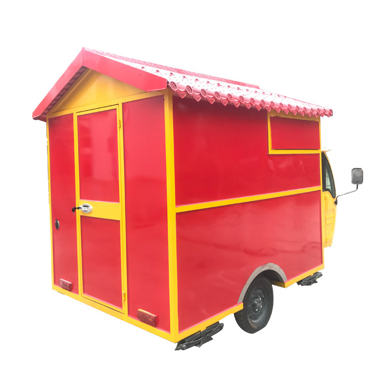 putting spanish churros making machine of mobile food cart for sale