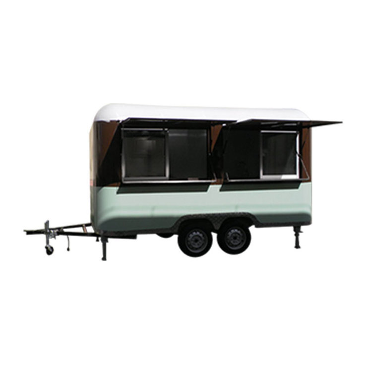 burger custom airstream mobile food truck  kitchen fast awning fridge food truck trailer carts air conditioner camper trailer