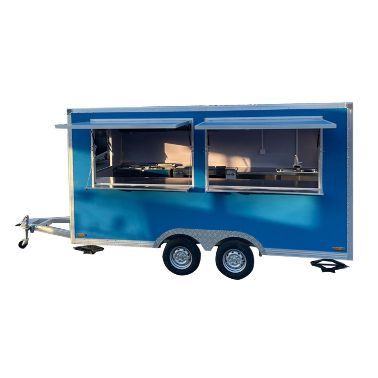 mobile kiosks Mobile fruit carts food truck hot dog carts fast food cart truck food trailers fully equipped