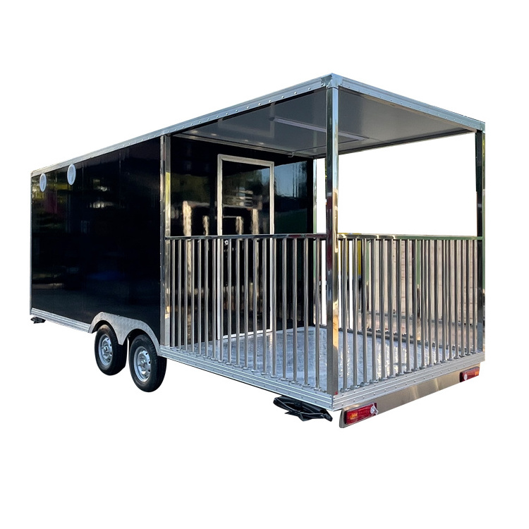 2019 High quality cheap mobile fast ice cream food and carts pizza van trailer kiosk truck bar for sale