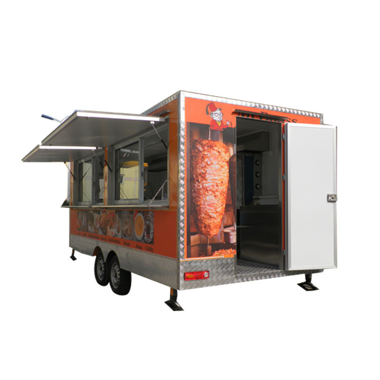 bubble tea cotton candy hand push lunch fast japanese coffee food stand car trailer fast food kiosk truck cart usa for sale