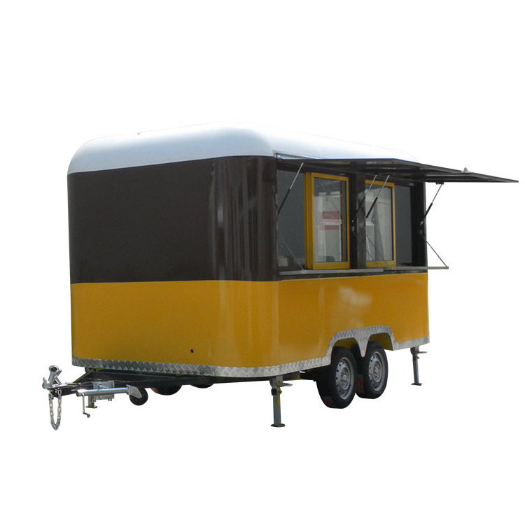 New DOT-Certified Mobile Food 2024 designed camion de comida vagon mobile fast food truck trailer  with full kitchenfor sale