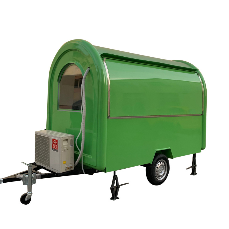 ice cream vending cart outdoor mobile kitchen fast food trailer food truck