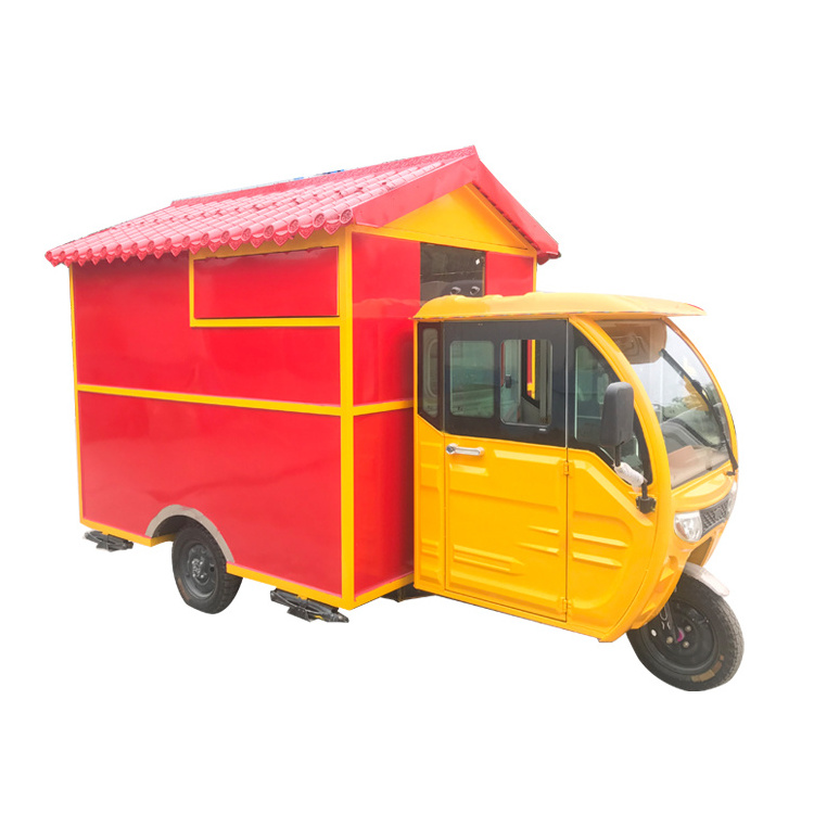 putting spanish churros making machine of mobile food cart for sale