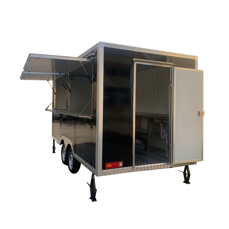 Hot Sale Outdoor Trailer Street Kitchen 3 Wheels Electric Multifunction Snack Food Truck