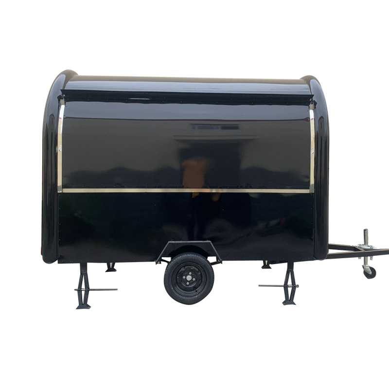 High quality mobile coffee trailer ice cream van car mobile kitchen cart cargo food van for sale