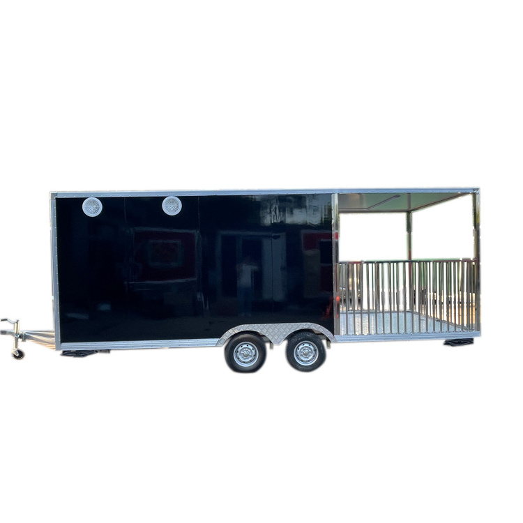 2019 High quality cheap mobile fast ice cream food and carts pizza van trailer kiosk truck bar for sale