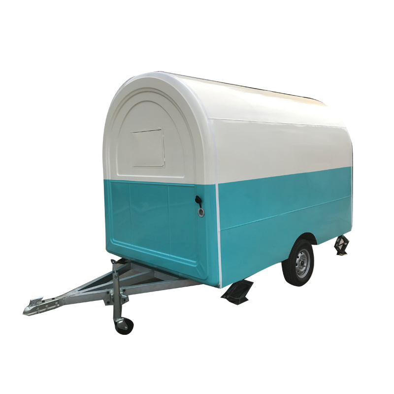 CE certificated mobile double crepe maker fast food kiosk car for sale