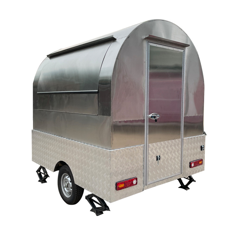 large truck mobile catering food trailer and truck with rolled fried ice cream shipping container refrigerated freezer for sale