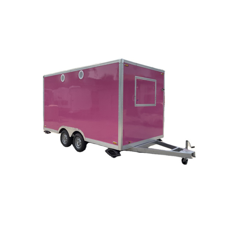 waterproof food trucks juice cart towable food trailer for sale