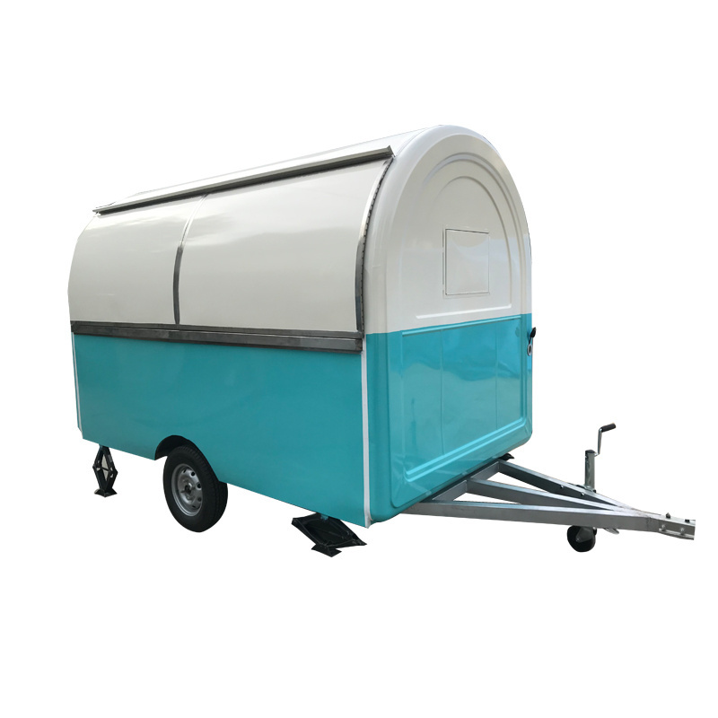 CE certificated mobile double crepe maker fast food kiosk car for sale