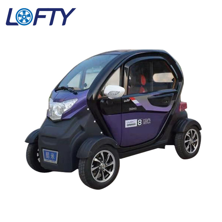 Battery luxury solar powered four wheeler used one seat electric scooter car for sale