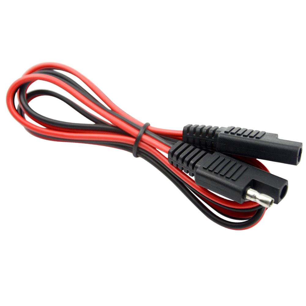 12v sae to sae 2pin plug extension power custom power cables Solar Panel Cables Car Solar Charging Extension Cord