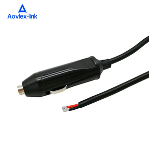 Factory price car cigarette lighter plug with wiring to open cable