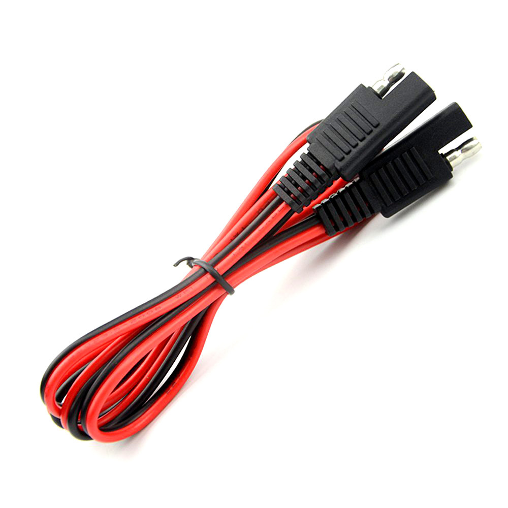 12v sae to sae 2pin plug extension power custom power cables Solar Panel Cables Car Solar Charging Extension Cord