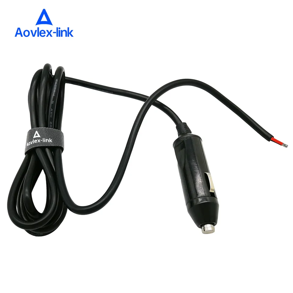 Factory price car cigarette lighter plug with wiring to open cable