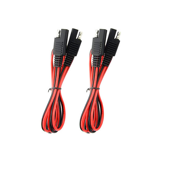 12v sae to sae 2pin plug extension power custom power cables Solar Panel Cables Car Solar Charging Extension Cord