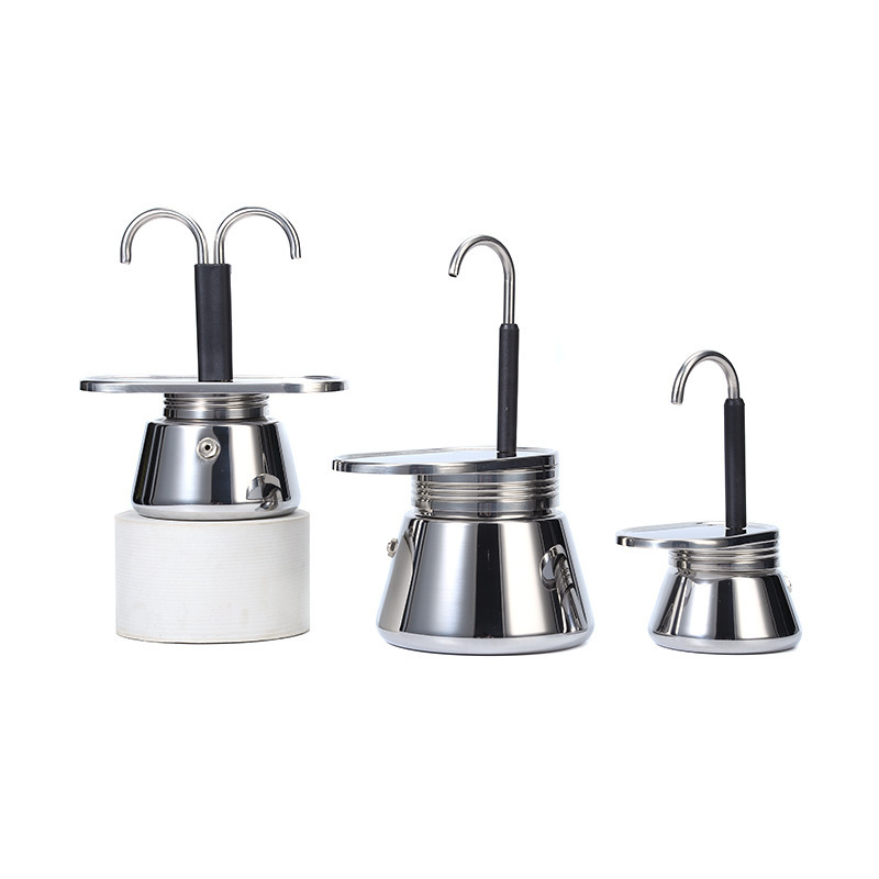 Stainless steel outdoor coffee pot