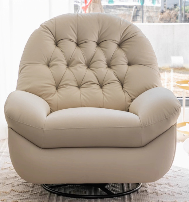 Premium First-Class Space Sofa Pod: Single Reclining Leather Electric Multi-Functional Chair for the Living Room