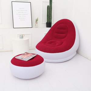 Customize orange sexy pvc inflatable bed tantra corner sofa mattress chair beach baby sofa seat leisure inflatable sofa