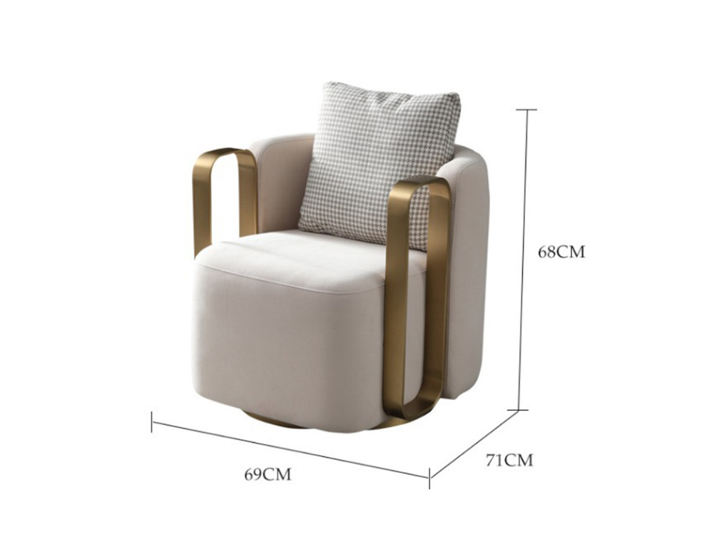 Accent Barrel  metal dining luxury accent recliner chaise lounge modern arm sofa chair home furniture living room leisure chair