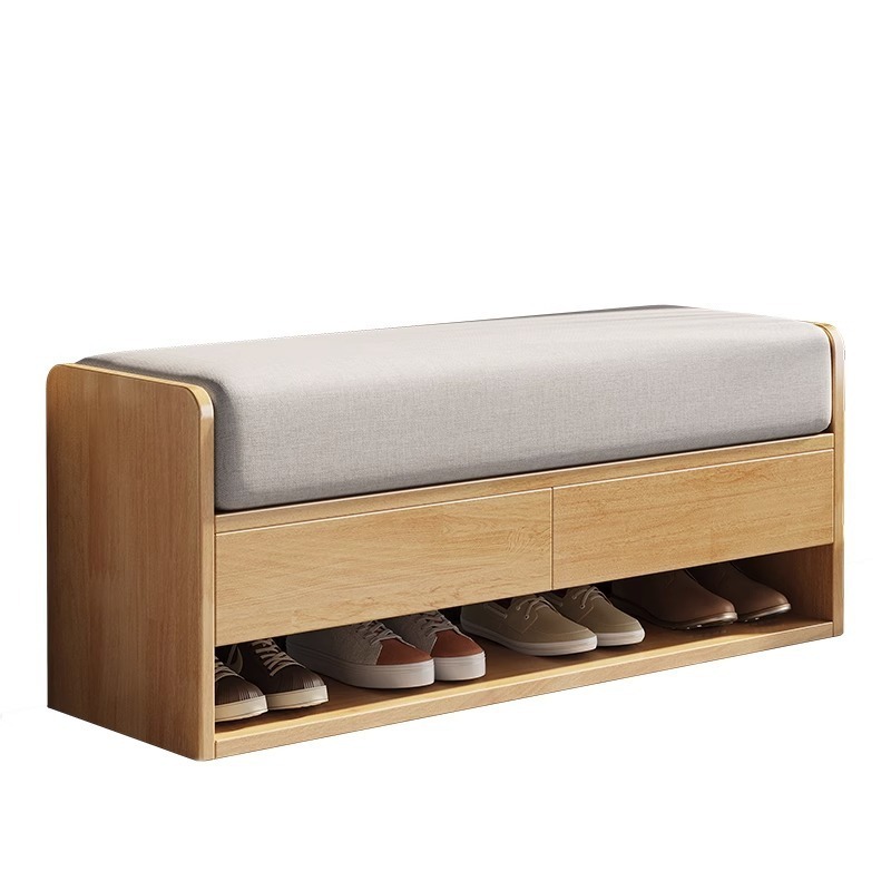 High quality shoe cabinet modern design seatable storage shoe rack with drawer