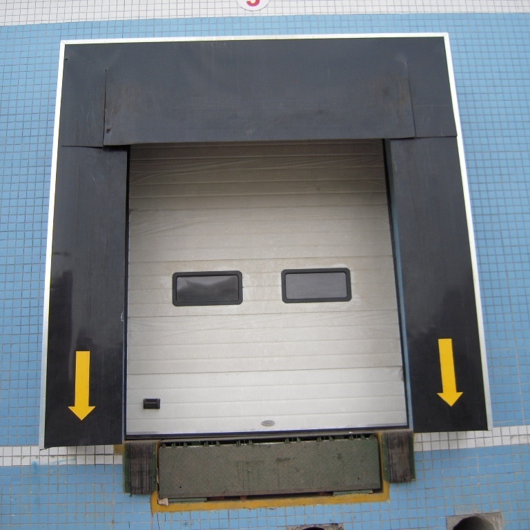 QX Industrial Steel Sectional Doors with Built-in Reinforcement Embedded Steel Plate