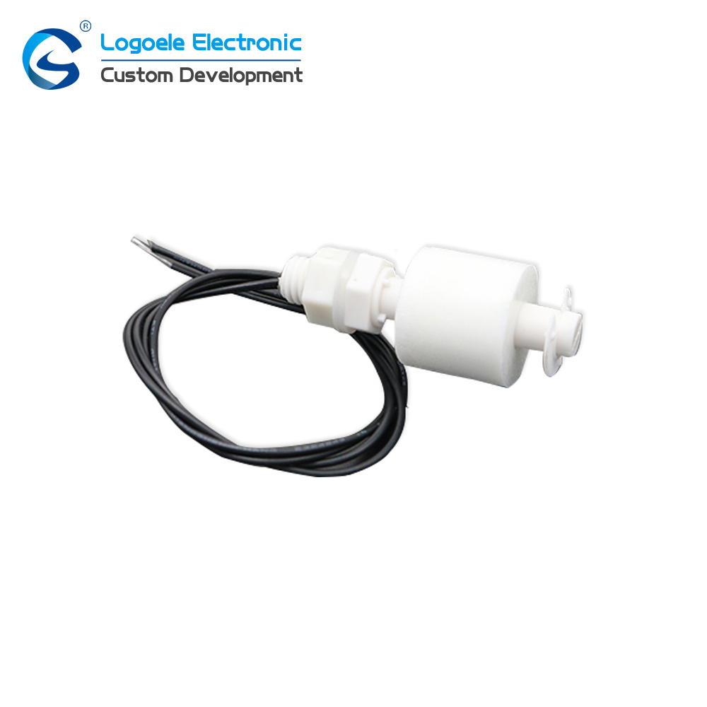 White liquid float switch Magnetic Sensing ball float water level sensor